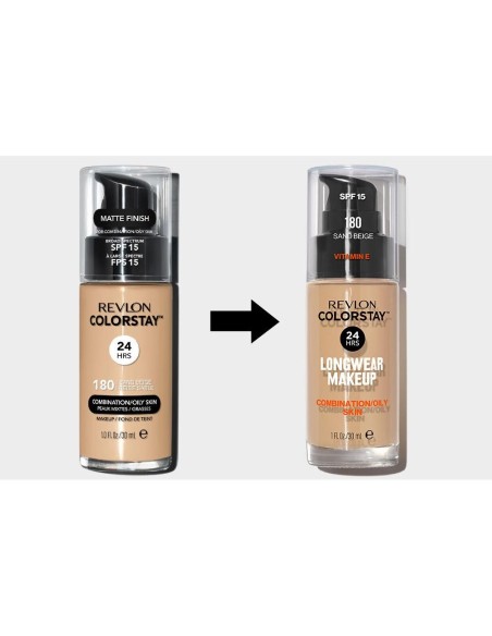 Colorstay Foundation Combination/Oily Skin 180-Sand Beige 30 Ml
