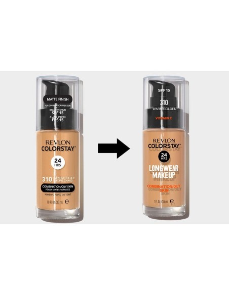 Colorstay Foundation Combination/Oily Skin 310-Warm Golden 30 Ml