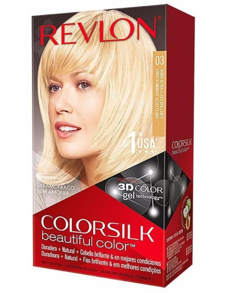 Revlon Kit Tinte Colorsilk 03 Rubio Ultra Claro