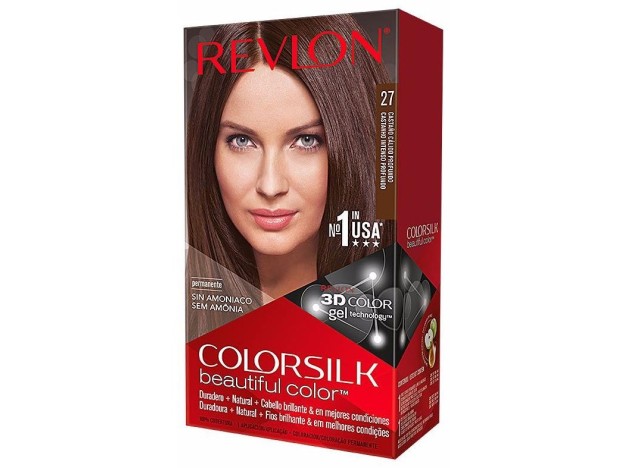 Revlon Kit Tinte Colorsilk 27 Castaño Calido...