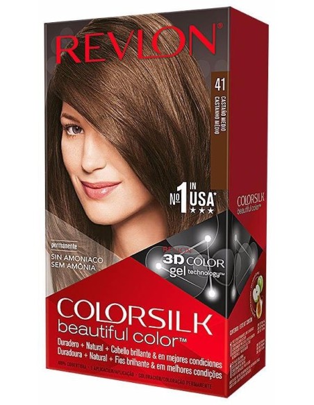 Revlon Kit Tinte Colorsilk 41 Castaño Medio