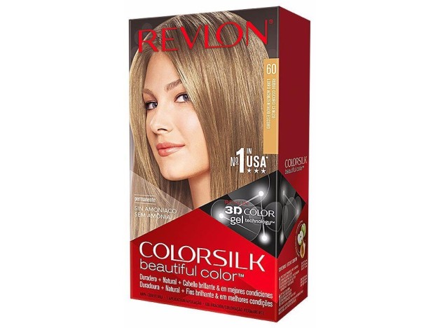Revlon Kit Tinte Colorsilk 60 Rubio Oscuro Cenizo