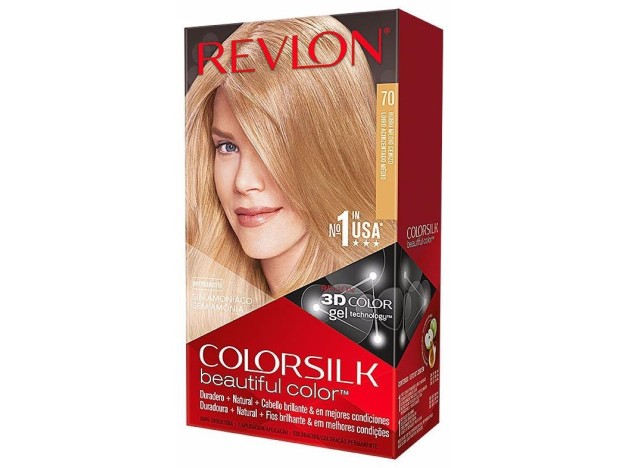 Revlon Kit Tinte Colorsilk 70 Rubio Medio Ceniza