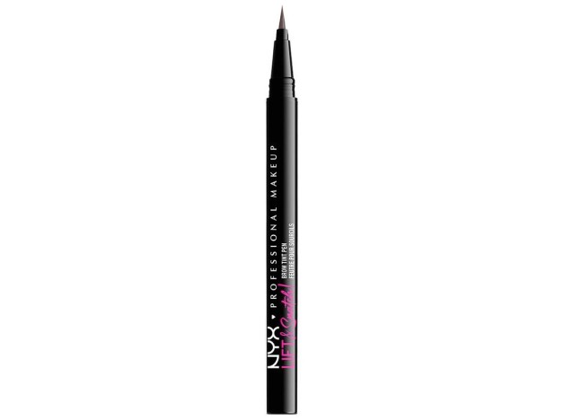 Nyx Makeup Lift %26 Snatch Lápiz De Cejas Negro...