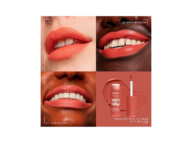Nyx Smooth Whipe Matte Lip Cream 02 Kitty Belly...
