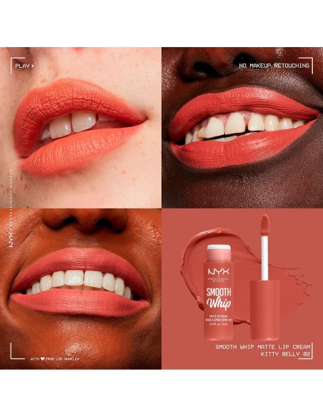 Nyx Smooth Whipe Matte Lip Cream 02 Kitty Belly 4Ml