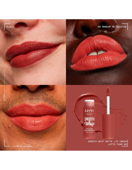 Nyx Smooth Whipe Matte Lip Cream 03 Late Foam 4Ml