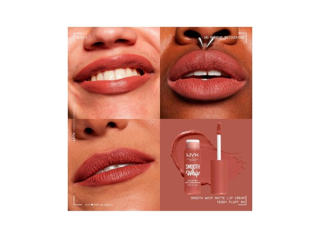 Nyx Smooth Whipe Matte Lip Cream 04 Teddy Fluff...
