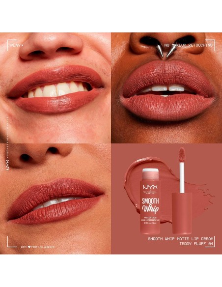 Nyx Smooth Whipe Matte Lip Cream 04 Teddy Fluff 4Ml
