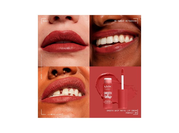 Nyx Smooth Whipe Matte Lip Cream 05 Parfait 4Ml