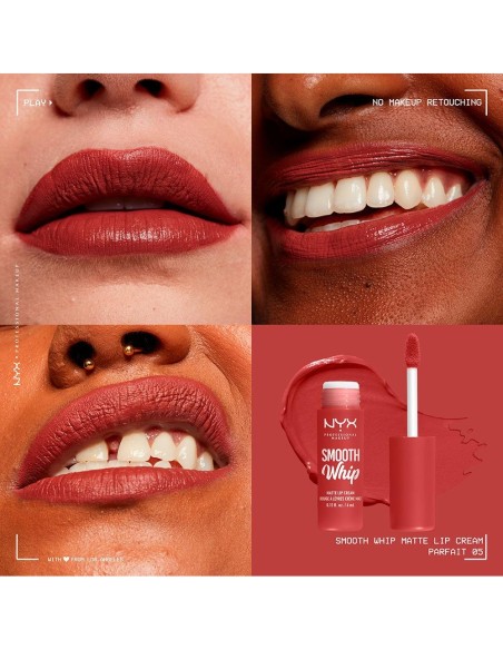 Nyx Smooth Whipe Matte Lip Cream 05 Parfait 4Ml