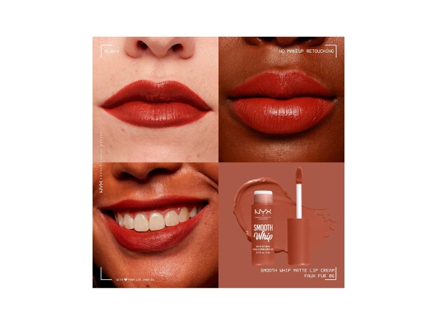 Nyx Smooth Whipe Matte Lip Cream 06 Faux Fur 4Ml