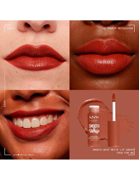 Nyx Smooth Whipe Matte Lip Cream 06 Faux Fur 4Ml