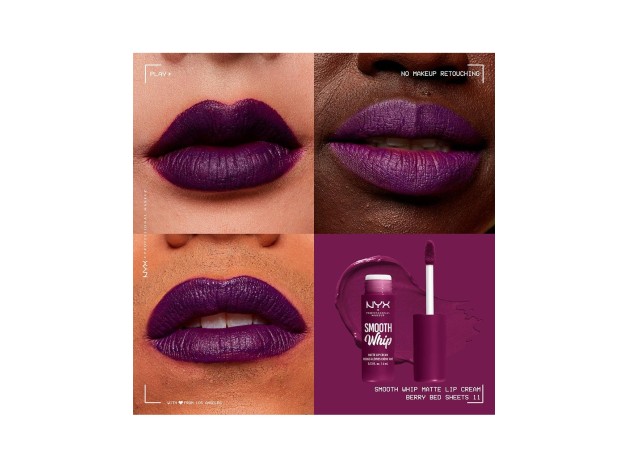 Nyx Smooth Whipe Matte Lip Cream 11 Berry Bed 4Ml