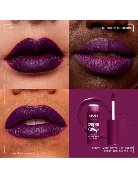 Nyx Smooth Whipe Matte Lip Cream 11 Berry Bed 4Ml