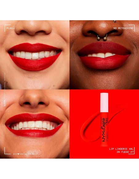 Nyx Lingerie Xxl Matte Liquid Lipstick 27 On Fuego 4Ml