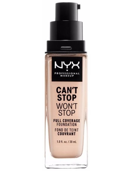 Nyx Can'T Stop Won'T Stop Full Coverage Foundation Light Porcel