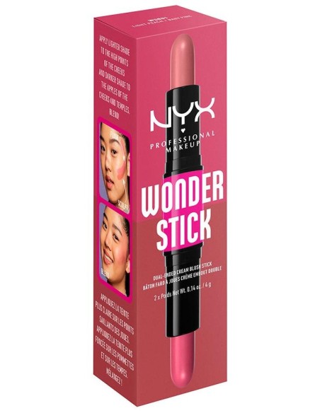 Nyx Wonder Stick Blush Nro 01 Light Peach And Baby Pink 4G