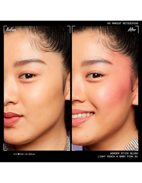 Nyx Wonder Stick Blush Nro 01 Light Peach And Baby Pink 4G