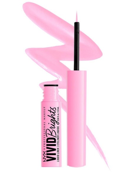 Nyx Vivid Bright Liquid Liner Nro 07 Sneaky Pink  2Ml