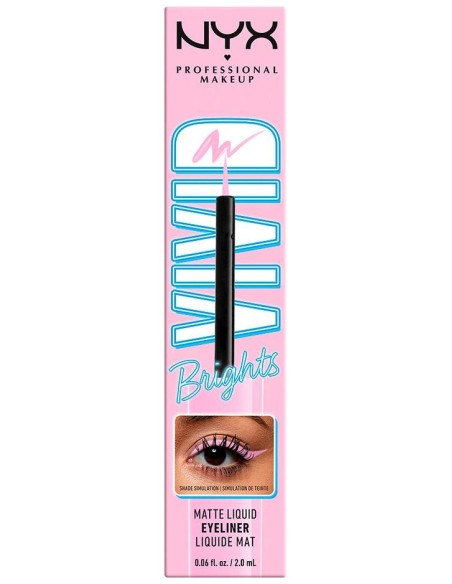 Nyx Vivid Bright Liquid Liner Nro 07 Sneaky Pink  2Ml