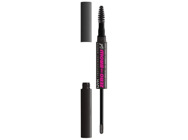 Nyx Zero To Brow Gel Nro 08 Black 2Ml