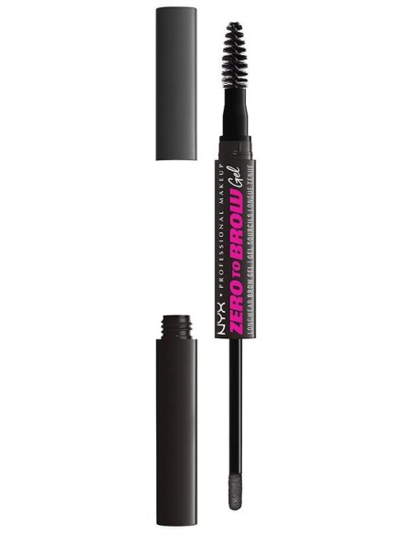 Nyx Zero To Brow Gel Nro 08 Black 2Ml