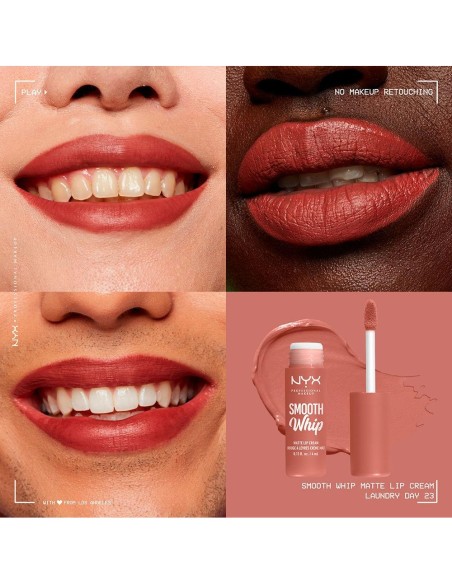 Nyx Smooth Whipe Matte Lip Cream 23 Laundry Day 4Ml