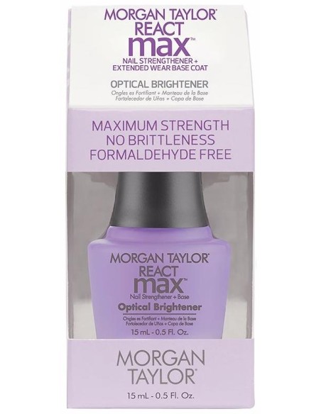 Morgan Taylor React Max Optical Brightener Endurecedor Base 15Ml