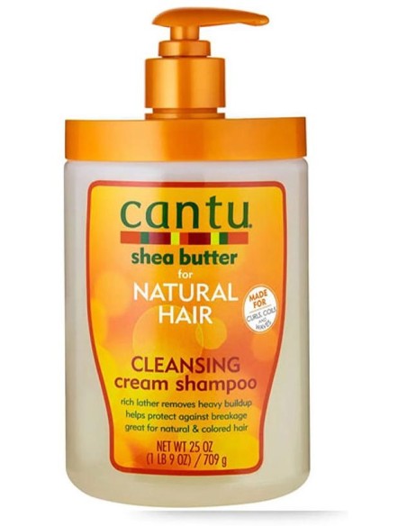 Cantu Natural Hair Champú Limpiador Manteca Karité 709G
