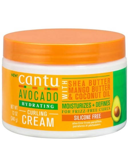 Cantu Avocado Hydrating Crema Para Rizos 340G