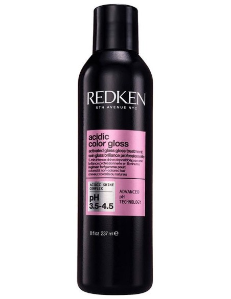 Acidic Color Gloss Tratamiento De Brillo Del Vidrio Activado 237 Ml