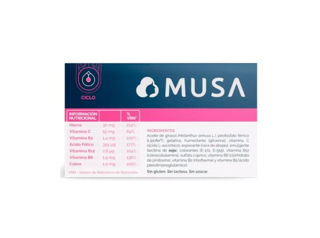 Musa Ferro 30 Cápsulas