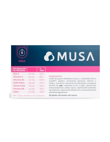 Musa Ferro 30 Cápsulas