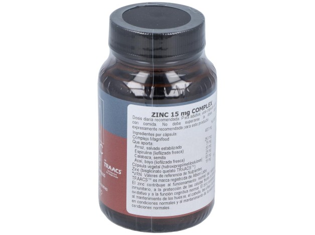 Terranova Zinc 15 Mg Complex 50 Cápsulas