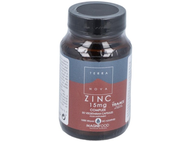 Terranova Zinc 15 Mg Complex 50 Cápsulas