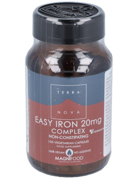 Terra Nova Hierro Bisciglinato 20Mg 100Caps