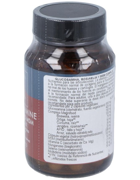 Glucosamina,Boswelia Y Msm Complex 50Vcap.