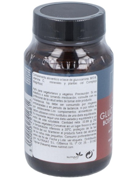 Glucosamina,Boswelia Y Msm Complex 50Vcap.