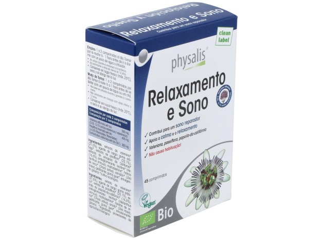 Physalis Relajación Y Sueño Bio 45 Comprimidos