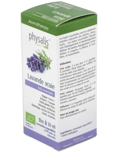 Esencia Lavanda Verdadera 30Ml. Bio