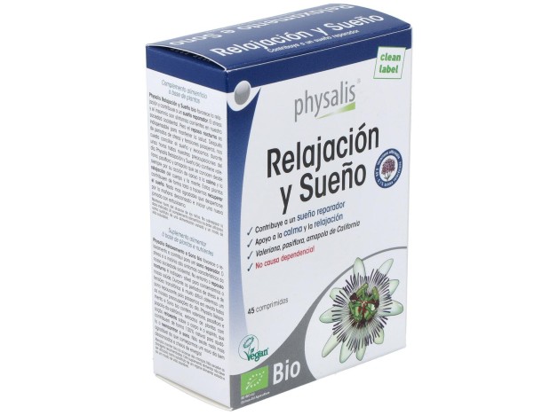 Physalis Relajación Y Sueño Bio 45 Comprimidos