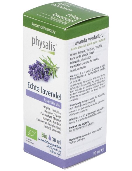 Esencia Lavanda Verdadera 30Ml. Bio