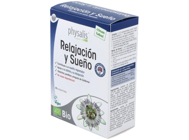 Physalis Relajación Y Sueño Bio 45 Comprimidos