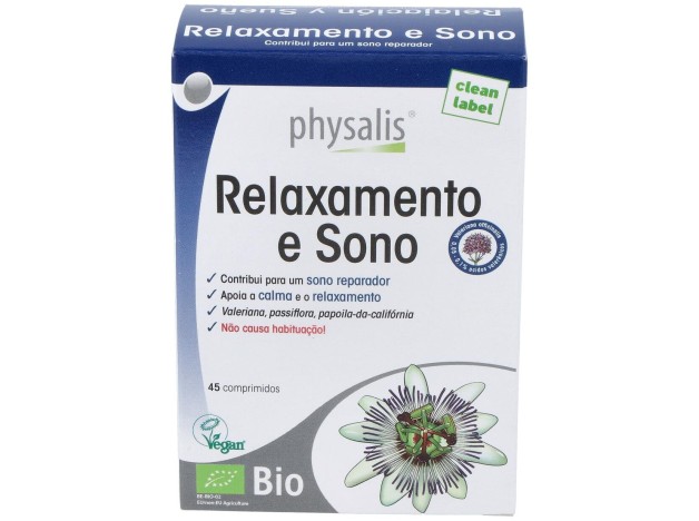 Physalis Relajación Y Sueño Bio 45 Comprimidos