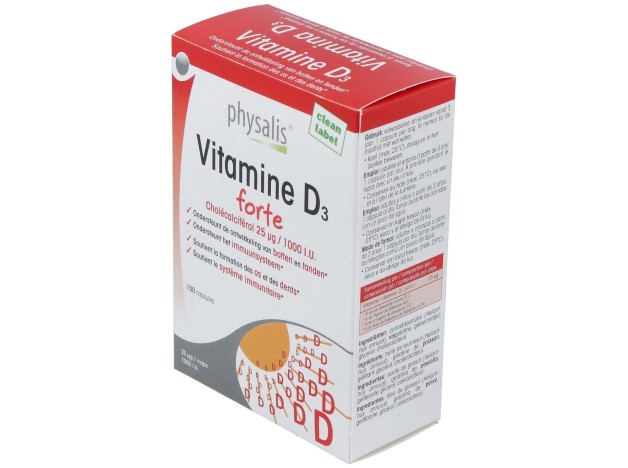 Physalis Vitamina D3 Forte 100Caps