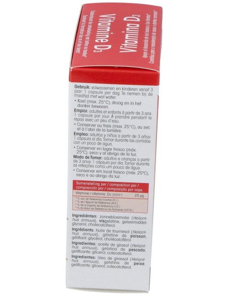 Physalis Vitamina D3 Forte 100Caps