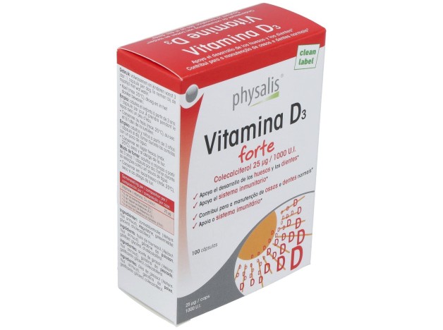 Physalis Vitamina D3 Forte 100Caps