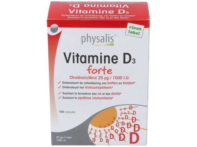 Physalis Vitamina D3 Forte 100Caps