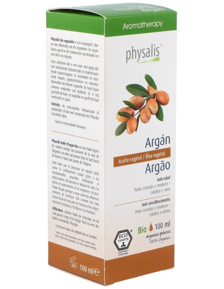 Physalis Aceite Vegetal De Argán Bio 100Ml